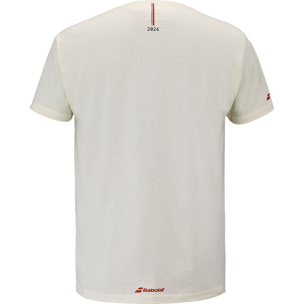 Мъжка тениска Babolat Exercise Message Tee Cannoli Cream