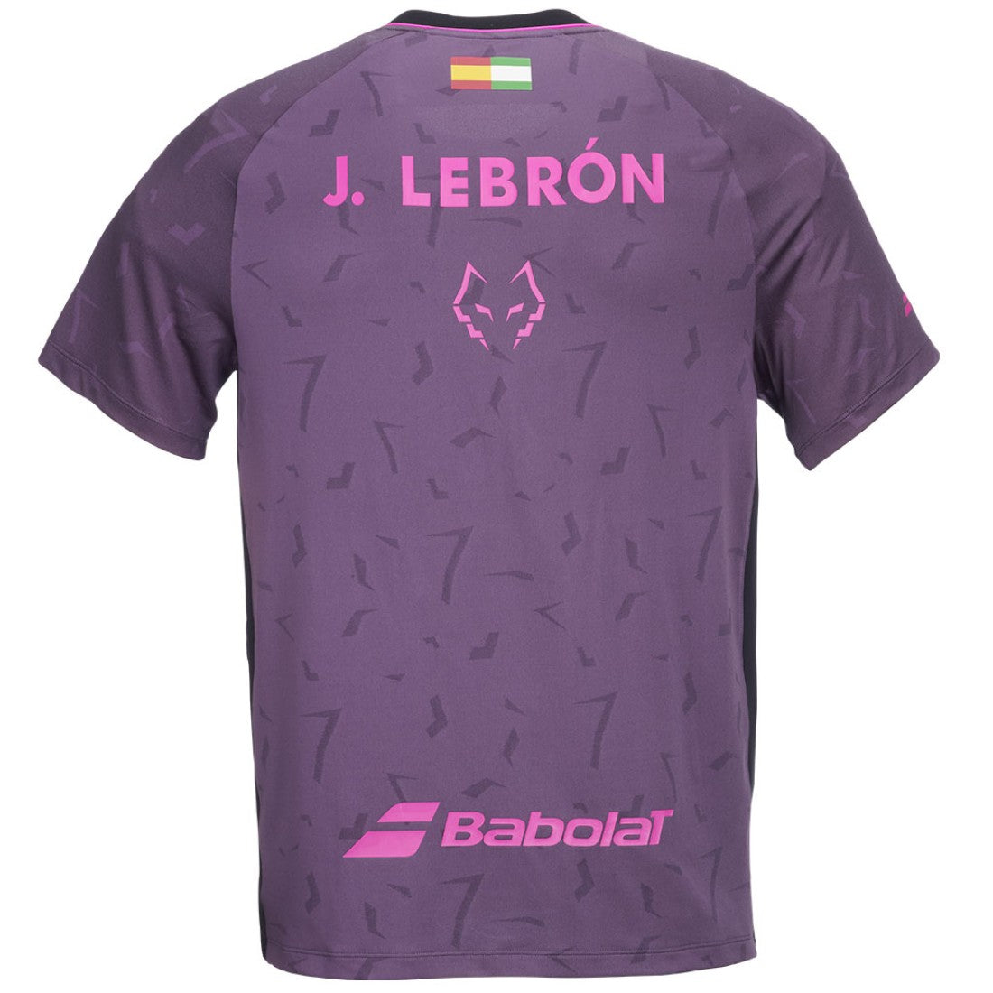 Мъжка тениска Babolat Replica J. Lebron Black/Plum