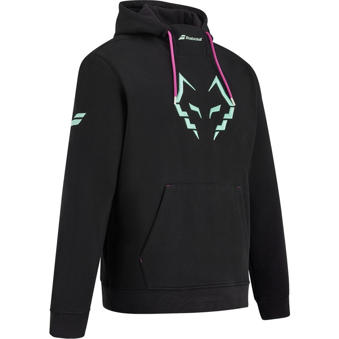 Мъжки суитшърт Babolat Hood Sweat Juan Lebron Black