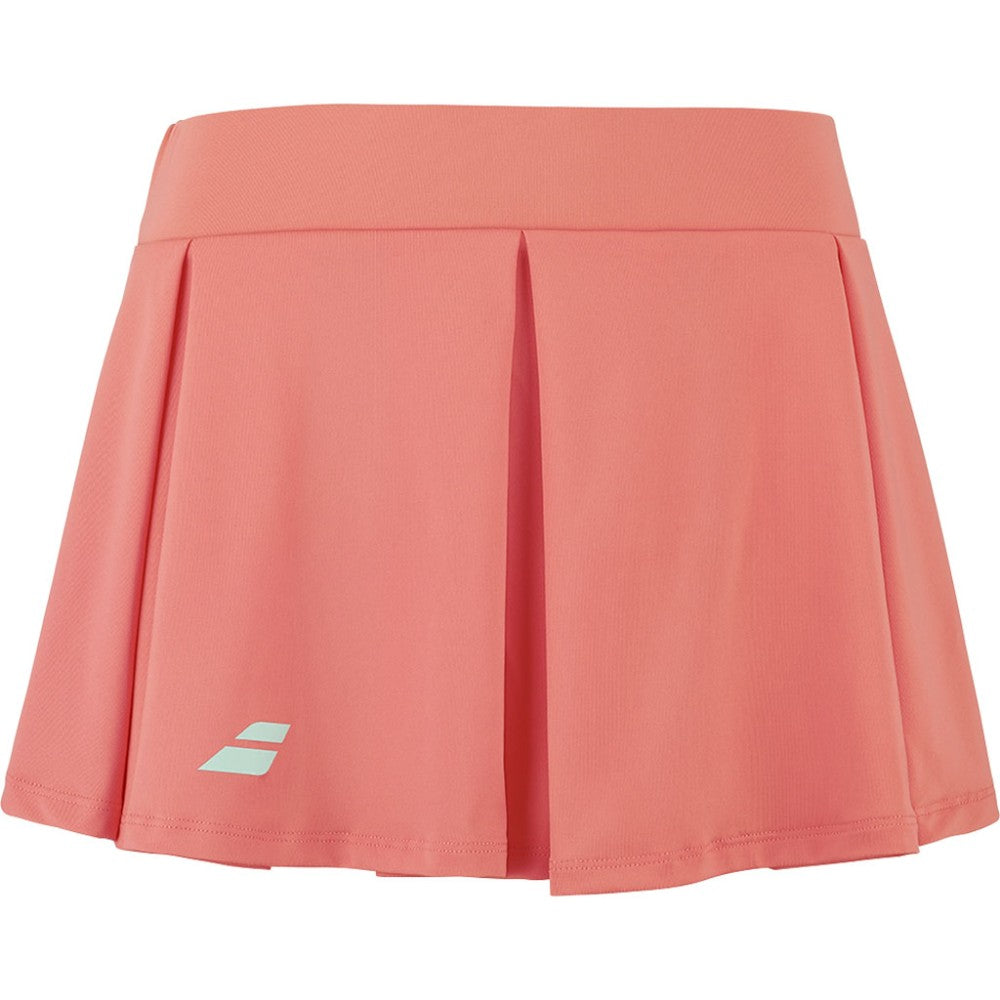 Дамска пола Babolat Perf Skirt Desert Flower в розов цвят, идеална за тенис и падел.