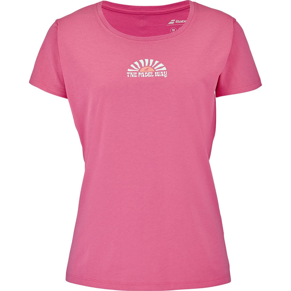 Tricou de damă Babolat Perf Cotton Sun Kissed Coral