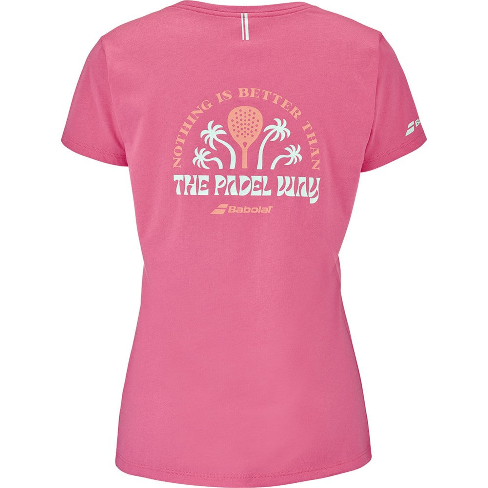 Tricou de damă Babolat Perf Cotton Sun Kissed Coral