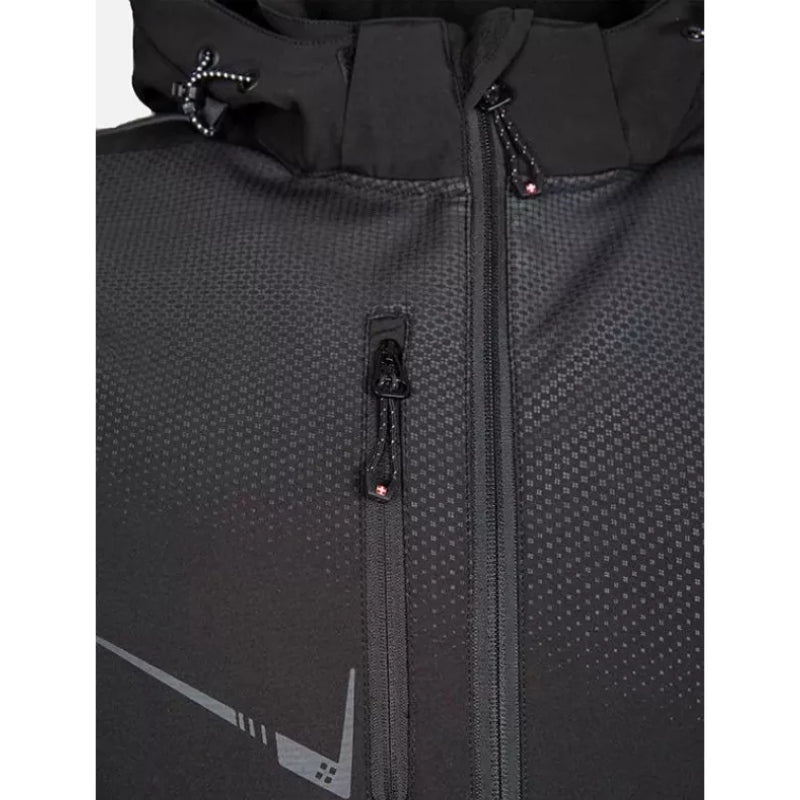 Мъжко туристическо яке AULP Nevim Softshell Black