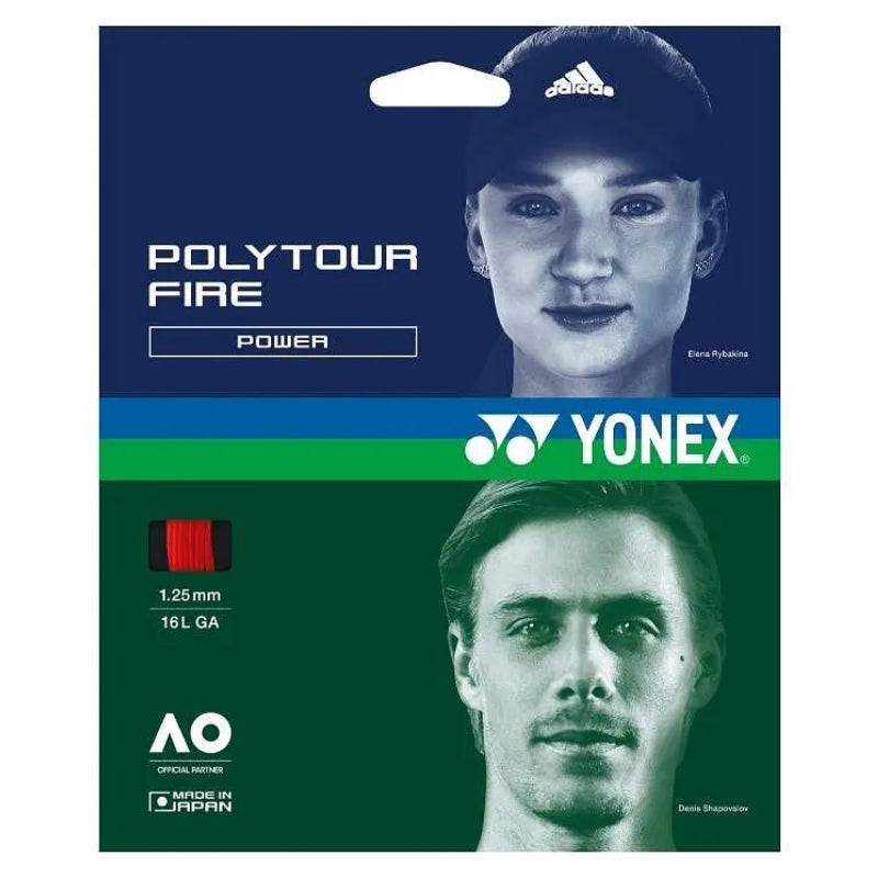 Cordaj Yonex Polytour Fire 1.25/16 - cordaj de tenis în AllCourt