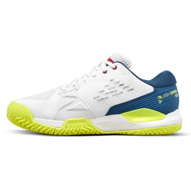 Детски маратонки Wilson Rush Pro Ace Junior Snow White/Ensign Blue