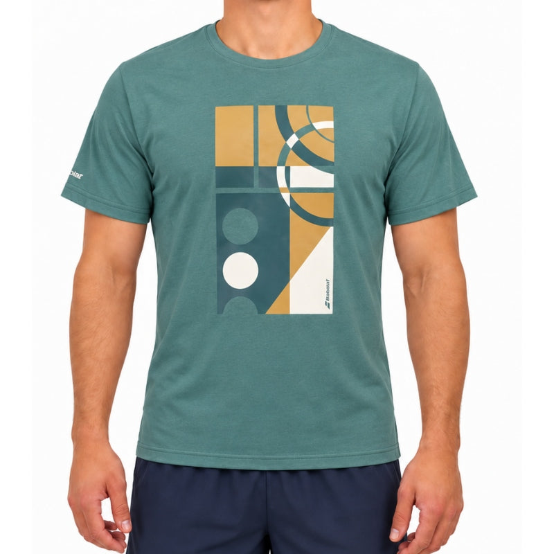 Мъжка тениска Babolat Exercise Message Tee North See