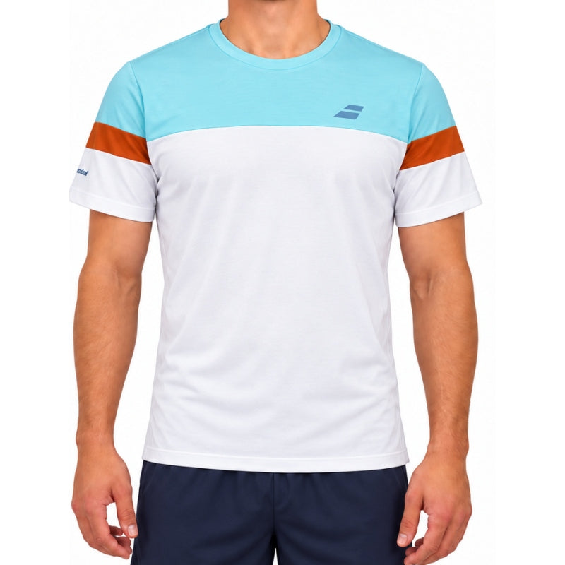 Мъжка тениска Babolat Crew Neck Tee White