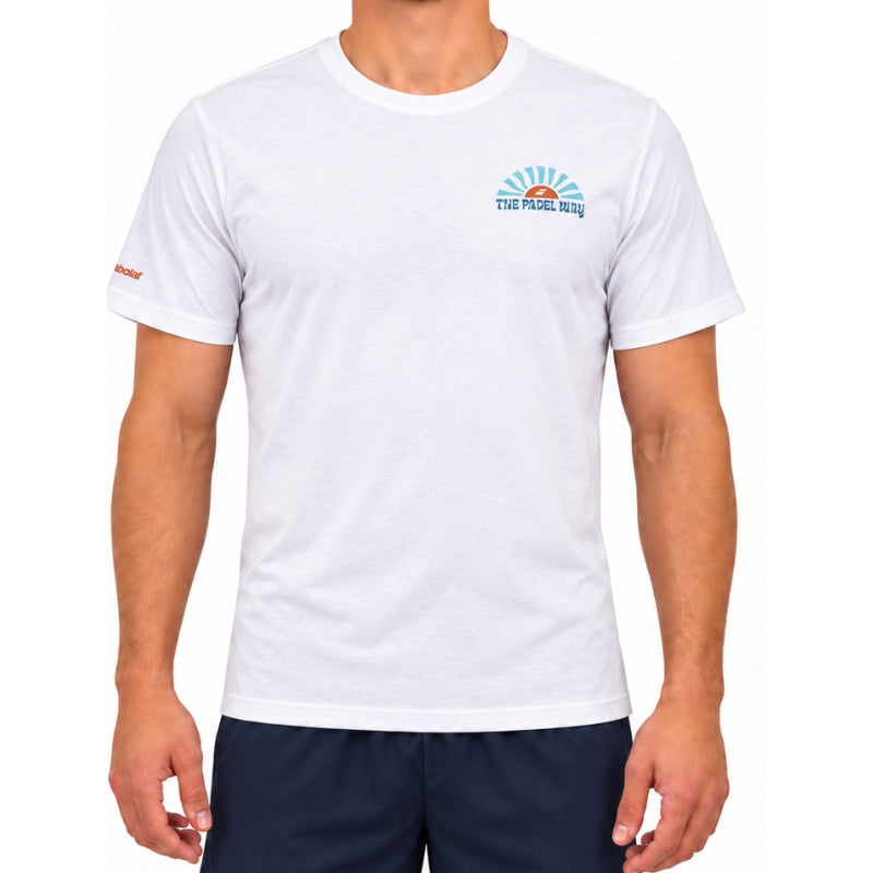 Мъжка тениска Babolat Perf Cotton Tee White