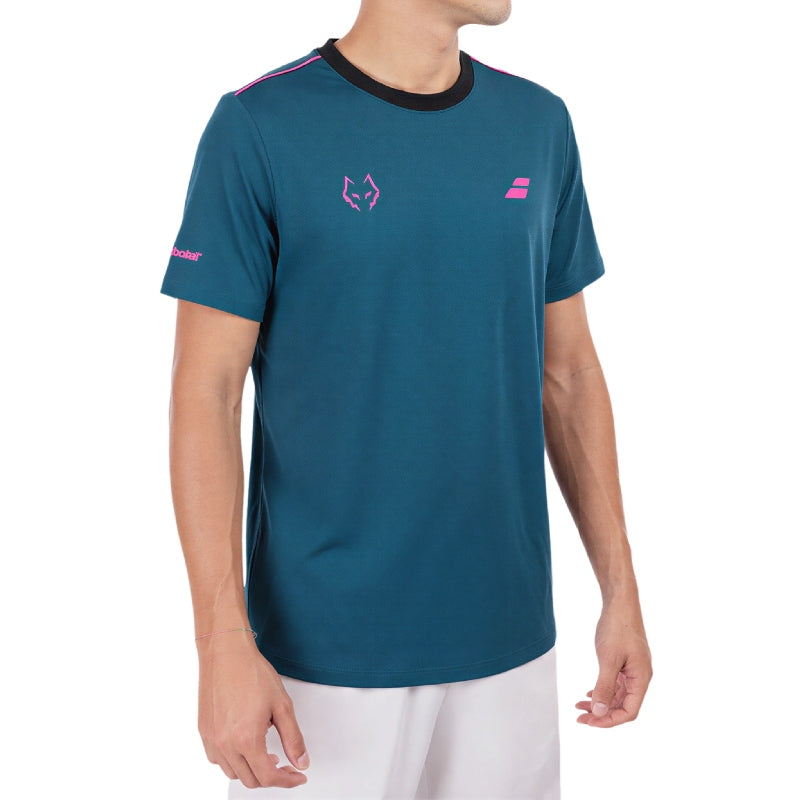 Мъжка тениска Babolat Crew Neck Tee Juan Lebron Blue