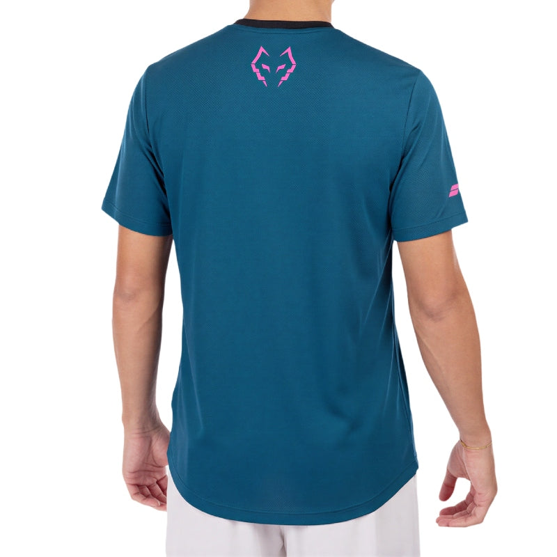 Мъжка тениска Babolat Crew Neck Tee Juan Lebron Blue