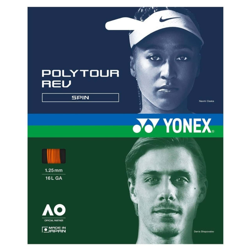 Кордаж Yonex Polytour Rev 1.25/16 Bright Orange