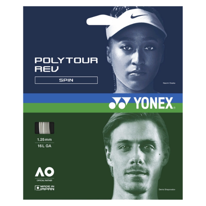 Кордаж Yonex Polytour Rev 1.25/16 White
