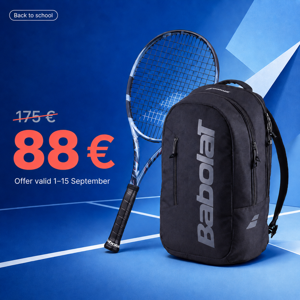 Back to School Babolat: Pure Drive Junior 26 & Court Backpack Lite