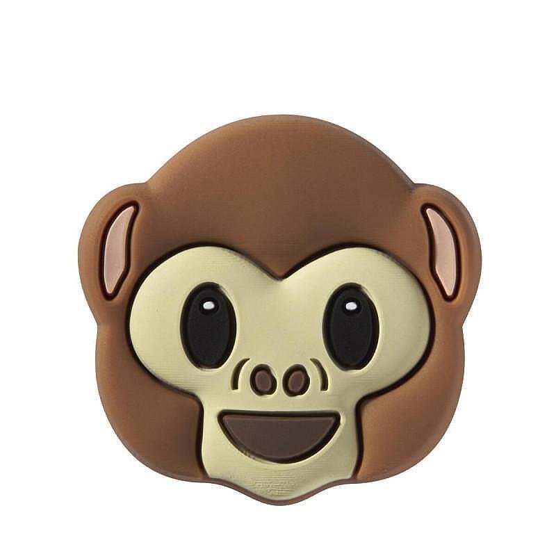 Amortizor din cutia WILSON EMOJI DAMPENER BOX pentru rachete de tenis Wilson și rachete de padel, cu design de maimuță.