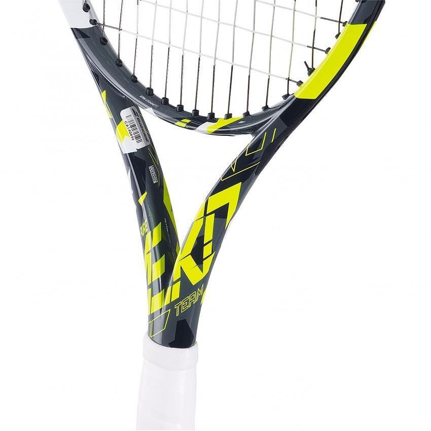 Rachetă de tenis Babolat Pure Aero Team Gen7 cu design agresiv pentru spin și control pe teren, babolat pure aero