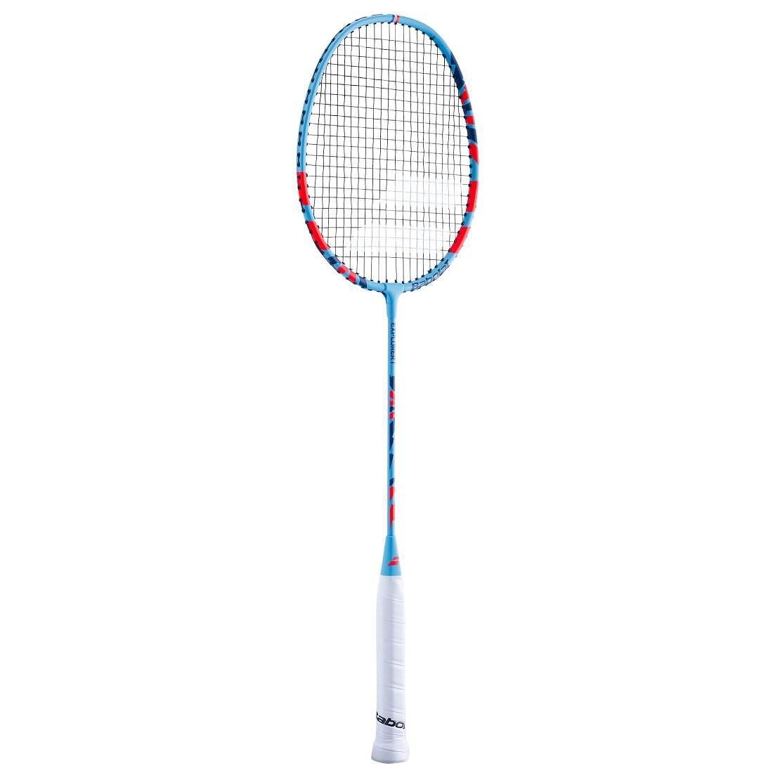 Babolat EXPLORER I Blue badminton racket (strung) – a lightweight aluminum racket for control and maneuverability