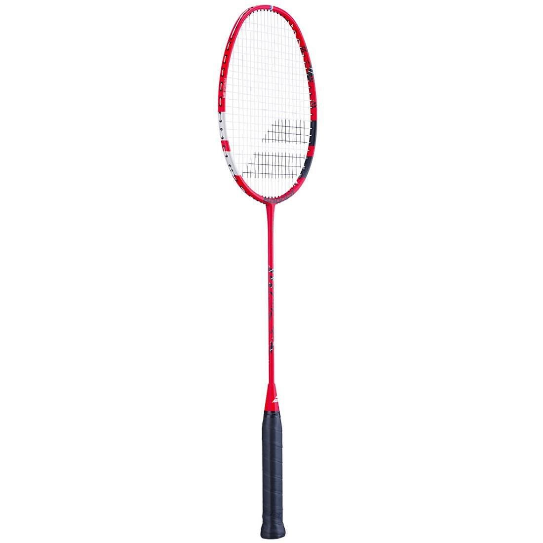 Badminton racket Babolat X-FEEL RISE (strung) for an all-round club player with comfort and control