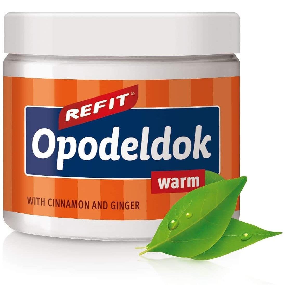 REFIT OPODELDOK HOT 200 ML Warming Balm for Pain with a High Content of Natural Extracts