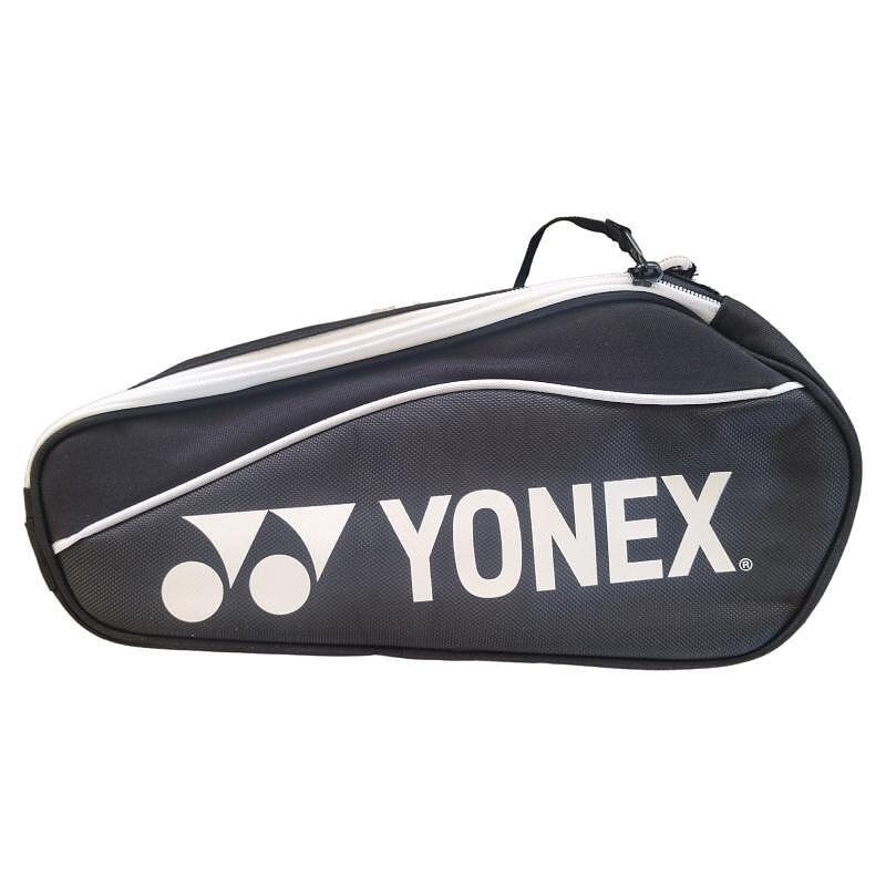 Geantă pentru pantofi sport Yonex Sports Shoe Bag Black - geantă neagră cu fermoar pentru depozitarea pantofilor sport, 36 x 24 x 16 cm