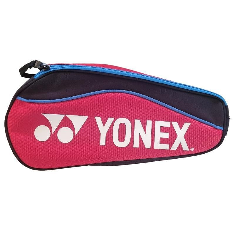 Geantă pentru pantofi sport Yonex Red/Black - fermoar, 100% poliester, 36 x 24 x 16 cm, echipament de tenis