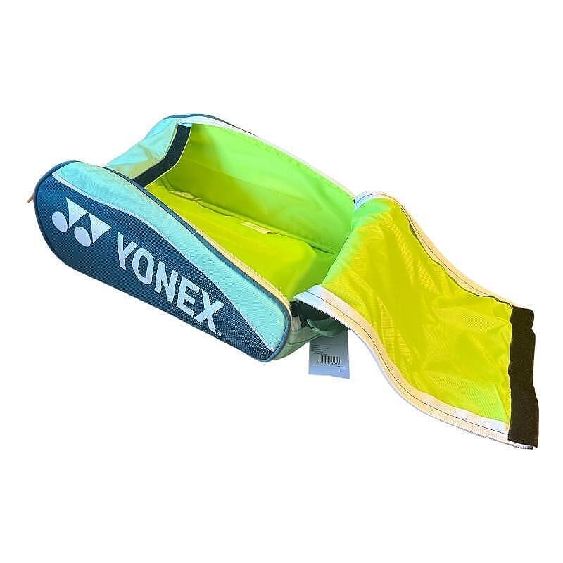Geantă pentru pantofi sport Yonex Sports Shoe Bag Petrol/Mint - geantă cu fermoar pentru depozitarea pantofilor sport, 100% poliester
