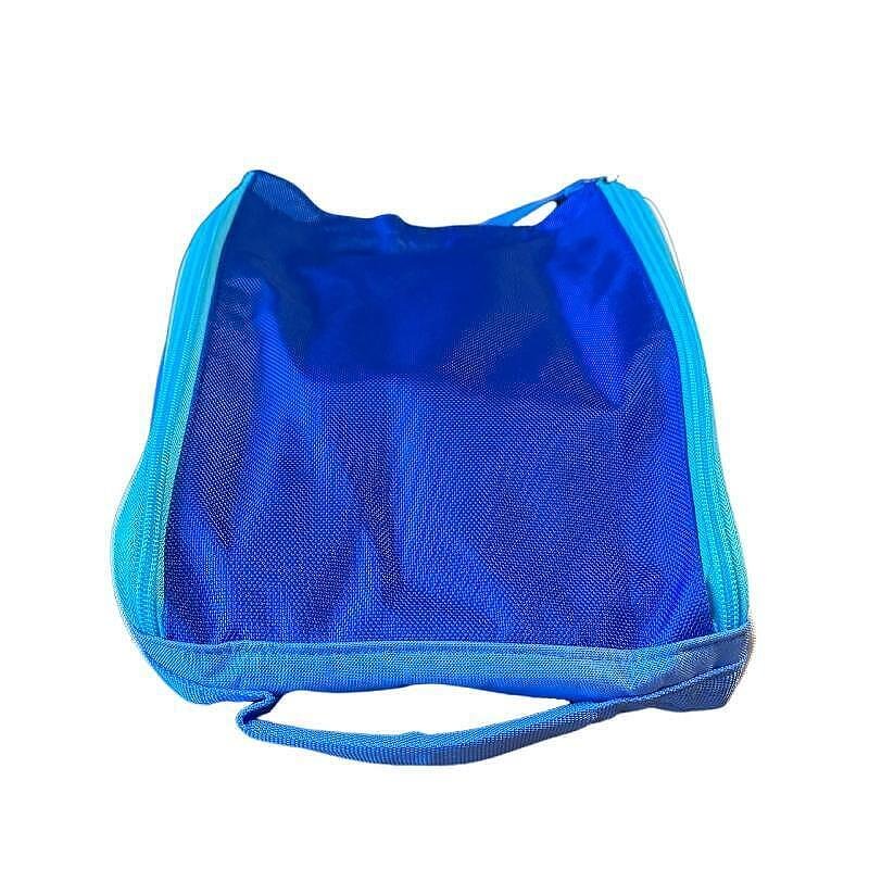 Geantă pentru pantofi Yonex Sports Shoe Bag Blast Blue/Turquoise, cu fermoar, 36x24x16 cm, 100% poliester pentru echipament de tenis
