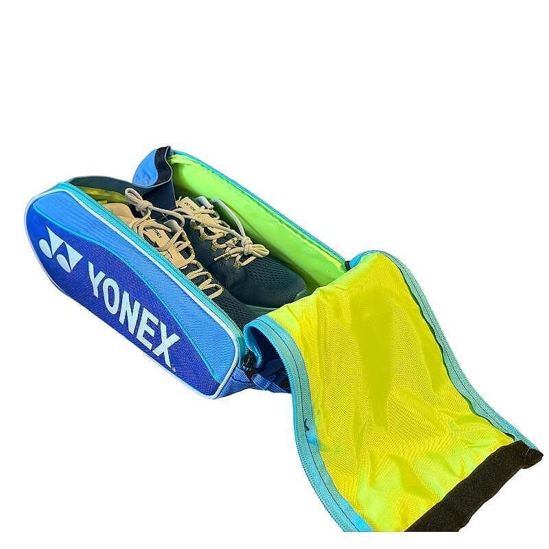 Geantă pentru pantofi Yonex Sports Shoe Bag Blast Blue/Turquoise pentru pantofi de tenis și echipament sportiv