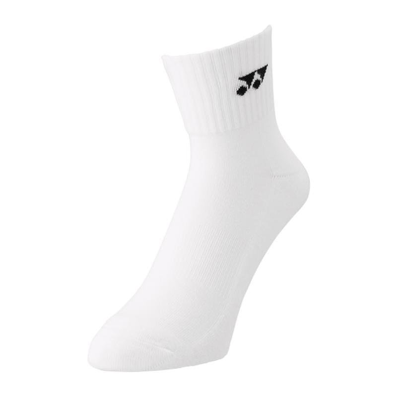 Чорапи Yonex QUARTER 19234 - 3 чифта, бели спортни чорапи Yonex за тенис и падел