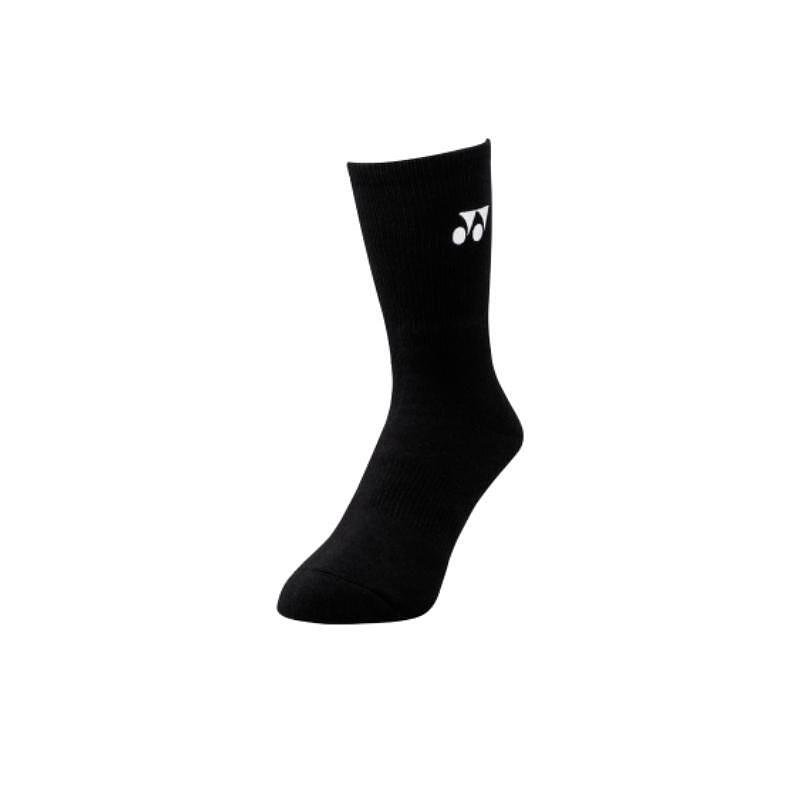 Yonex CREW SOCKS 19120 Black S black sports socks for tennis and padel, size 35-39.5