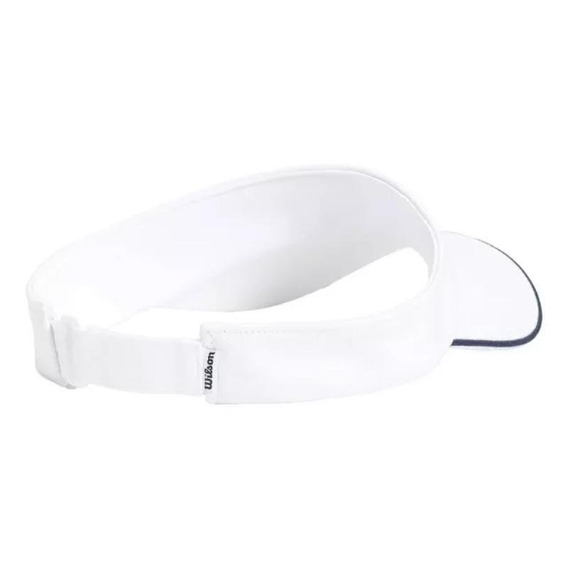 Women's Wilson CLASSIC visor - bright white, lightweight and breathable sports visor for comfort and style