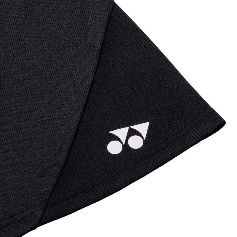 Yonex 26194J Girls' Skirt (with shorts) Black – black Yonex sports skirt for badminton and tennis, comfort and freedom of movement