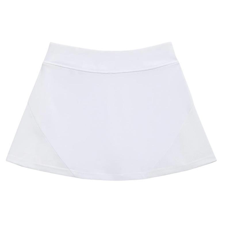 Yonex 26194J Kids' Skirt (with shorts) White – white sports skirt for badminton and tennis with comfort and freedom of movement.