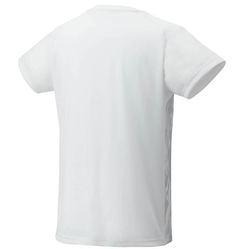 Tricou de damă Yonex CREW NECK SHIRT White – tricou sport alb Yonex cu protecție UV și material cu uscare rapidă