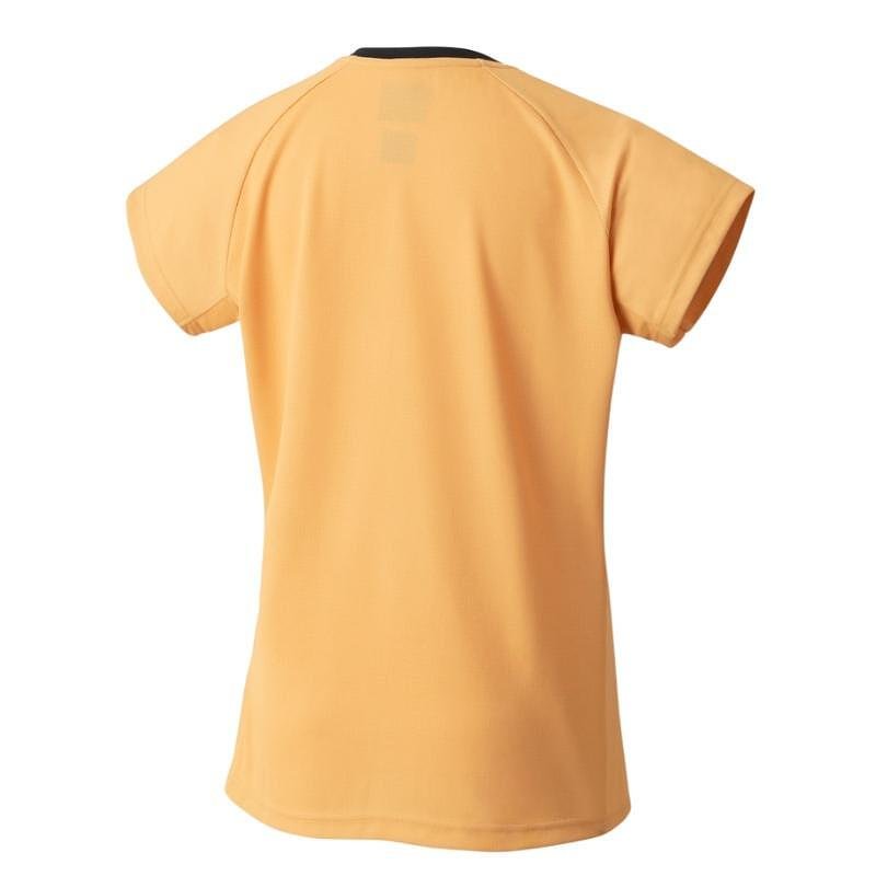 Tricou de damă Yonex 20703 Saffron – tricou sport ușor pentru badminton și tenis, respirabil, 100% poliester