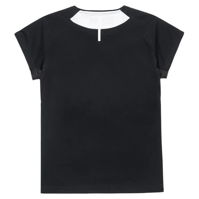 Women's Yonex 20943 Black T-shirt - stylish black T-shirt for badminton and tennis with Very Cool Dry technology