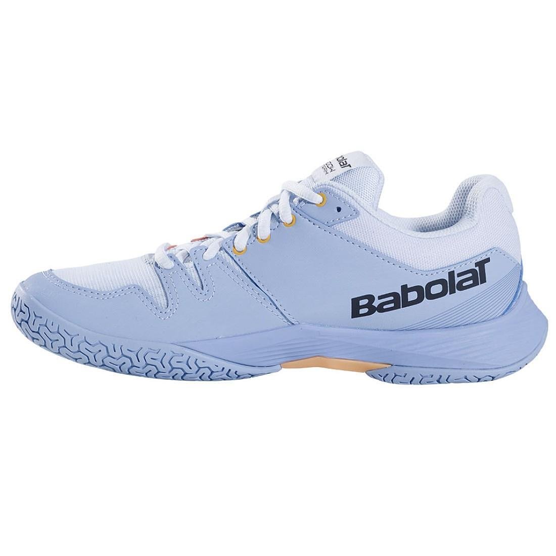 Pantofi sport pentru femei Babolat SHADOW TEAM 2 - albastru deschis – pantofi de tenis ușori cu talpă Michelin și confort