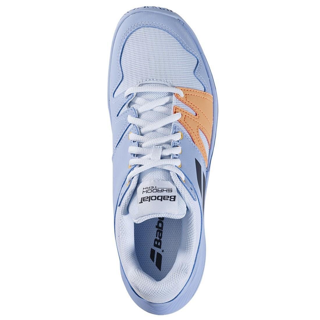 Pantofi sport pentru femei Babolat SHADOW TEAM 2 - albastru deschis, pantofi de tenis ușori pentru confort și aderență pe teren