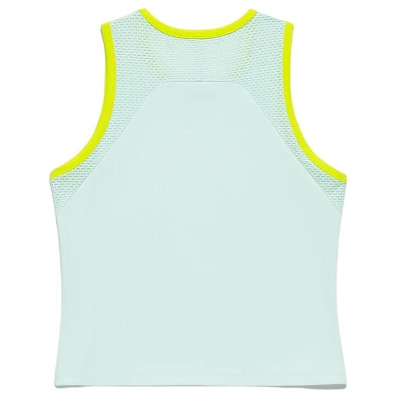 Women's Yonex 16852 Ice Blue tank top for tennis and badminton with cooling technology and a fitted sporty design