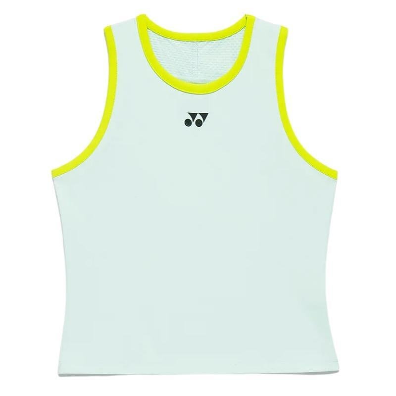 Women's Yonex 16852 Ice Blue tank top, fitted sports model for tennis and badminton with cooling technology