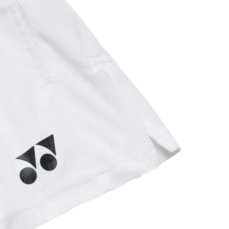 Yonex YW0047 White women’s shorts - white sports shorts with inner shorts for comfort and style on the court