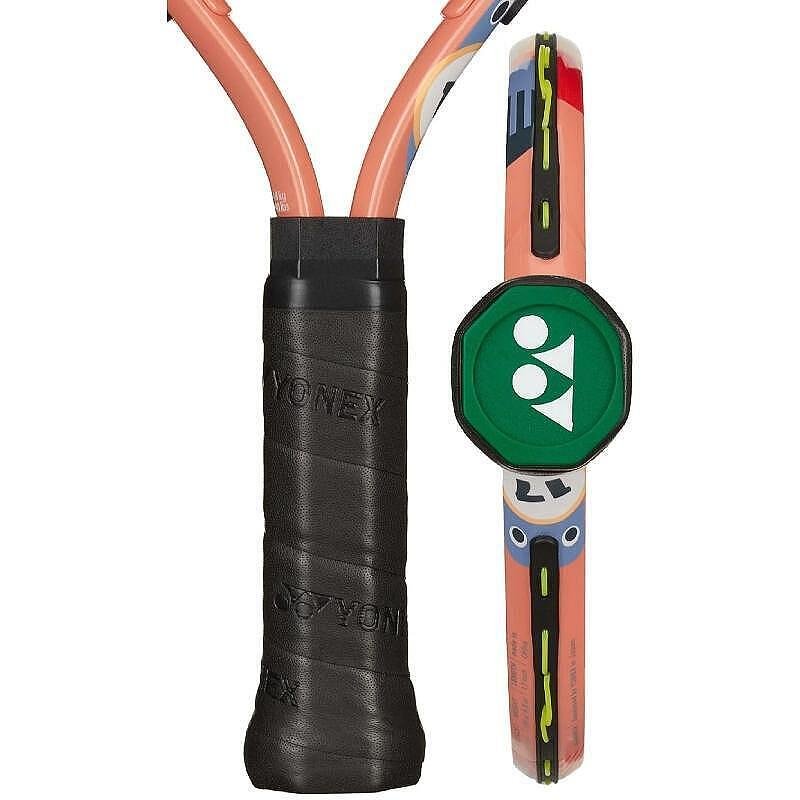 Rachetă de tenis Yonex Junior 17 Coral Orange pentru copii, ușoară și comodă pentru control și tehnică corectă pe teren