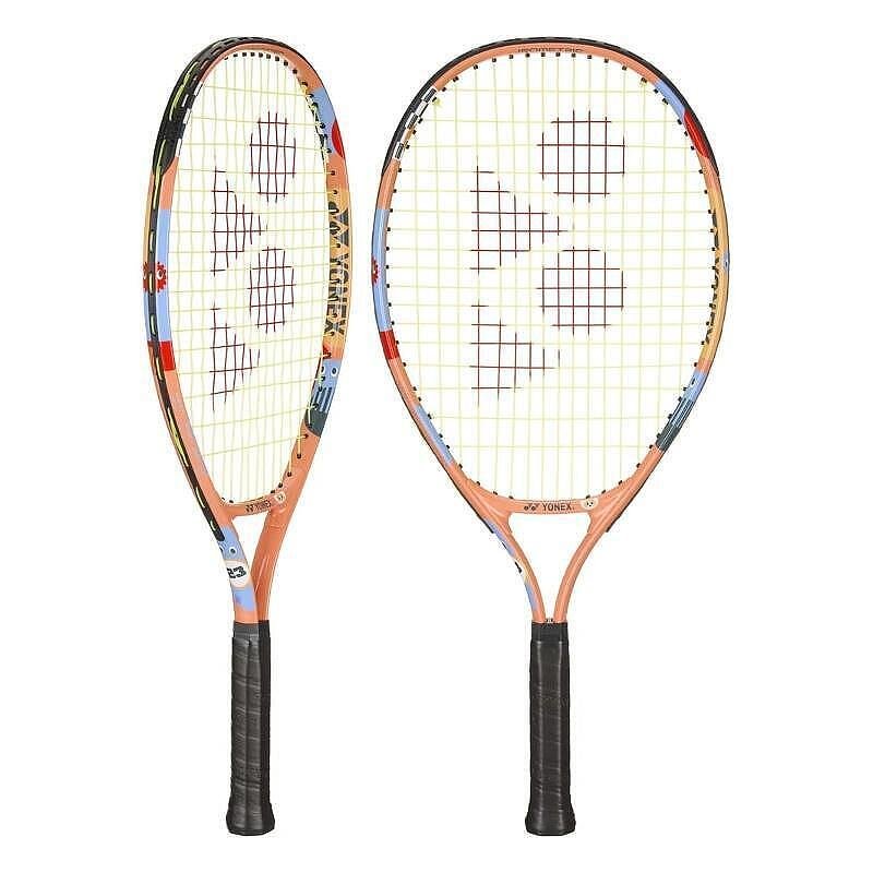 Rachetă de tenis Yonex Junior 23 Coral Orange pentru copii 6-8 ani, ușoară și comodă pentru control pe teren
