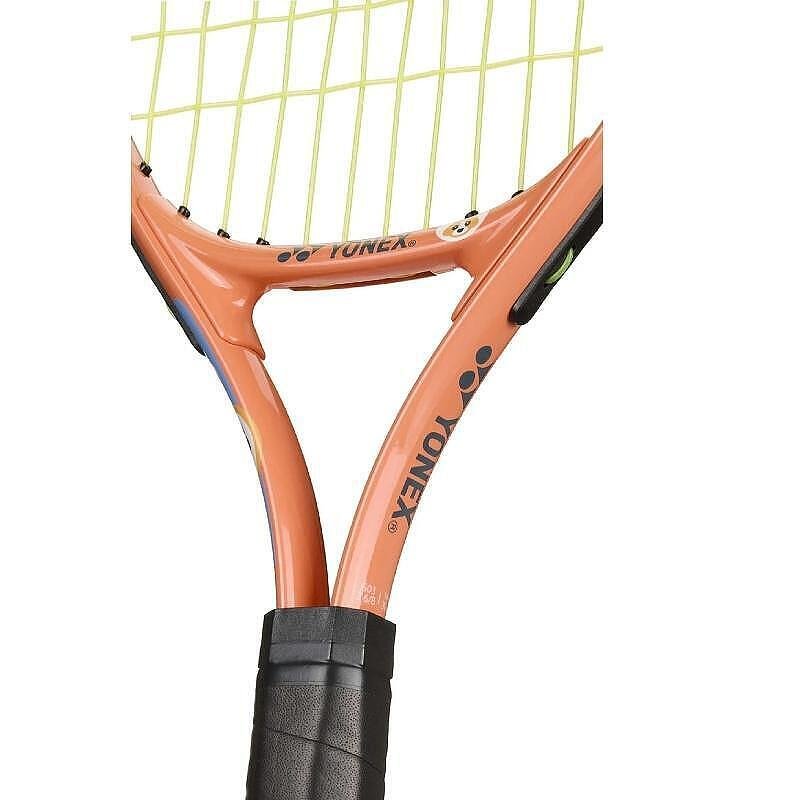 Rachetă de tenis Yonex Junior 23 Coral Orange pentru copii 6-8 ani, rachetă de tenis ușoară din aluminiu cu husă