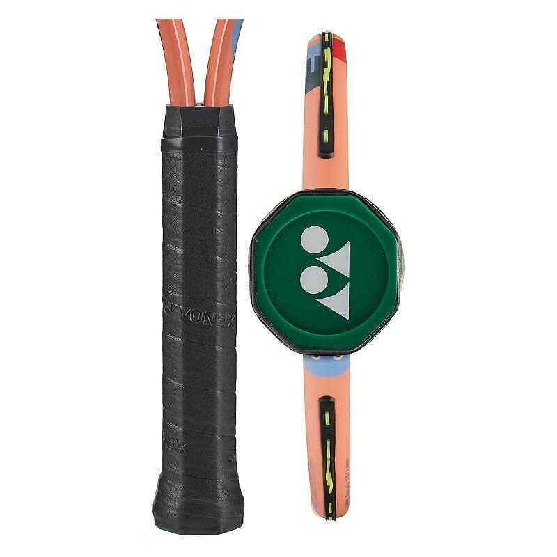 Rachetă de tenis Yonex Junior 25 Coral Orange pentru copii 8-10 ani, ușoară și comodă, cu husă, 25 inchi