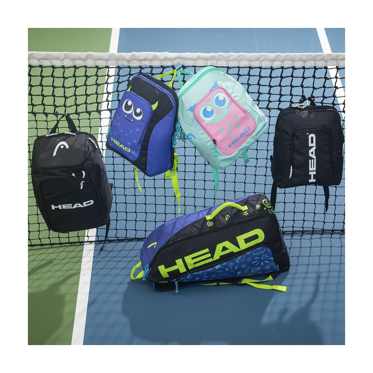 Раница Head Tour Monster 14L - детска тенис раница HEAD с дизайн Monster, удобна за тенис екипировка и ракета
