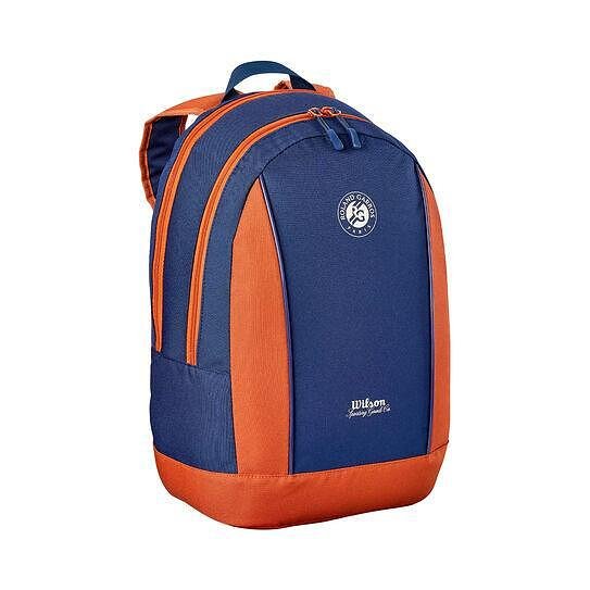 Wilson Roland Garros Team 2026 kids' backpack – a compact tennis backpack for young players with a practical design.