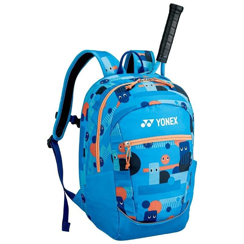 Детска раница Yonex 15L Ocean Blue с удобен дизайн, джоб за бутилка и рефлекторни елементи за млад тенисист