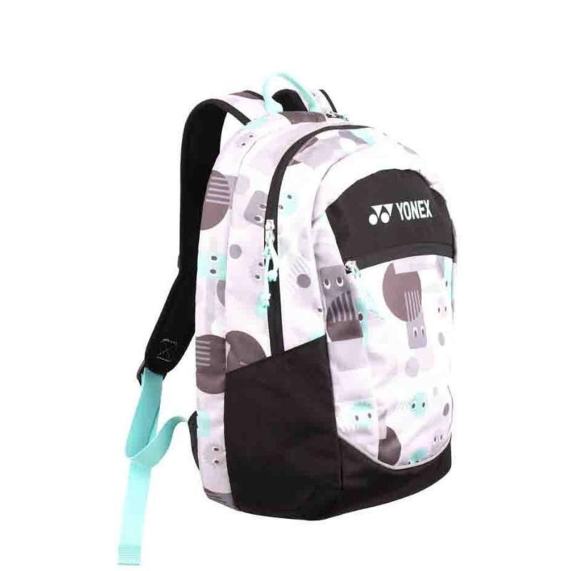 Детска раница Yonex 15L Gray Black за тенис екипировка, удобна и компактна тенис раница с рефлектори и гръден колан