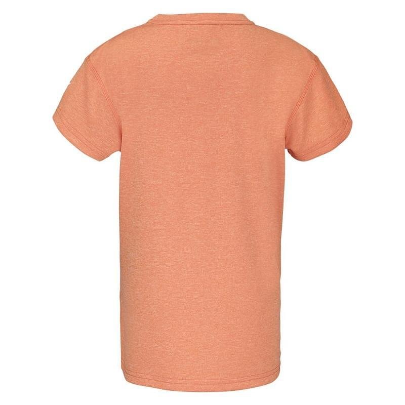 Kids' T-shirt Babolat EXERCISE GRAPHIC - vibrant orange, lightweight and quick-drying for training and matches