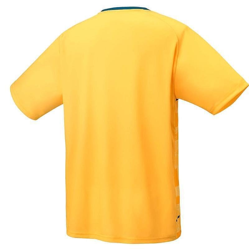 Kids' Yonex YJ0034 Soft Yellow T-shirt – UV protection, quick-drying fabric for tennis and padel, Yonex, tennis gear
